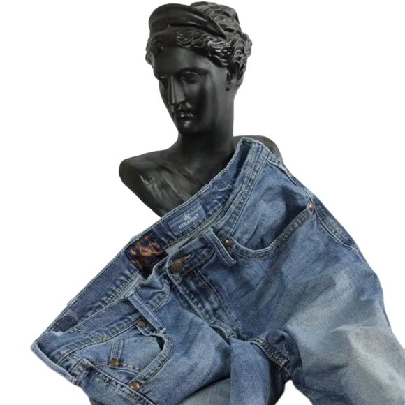 Rock & Republic Blue Wash Distressed Neil Straight Jeans 36/29 - Picture 4 of 7